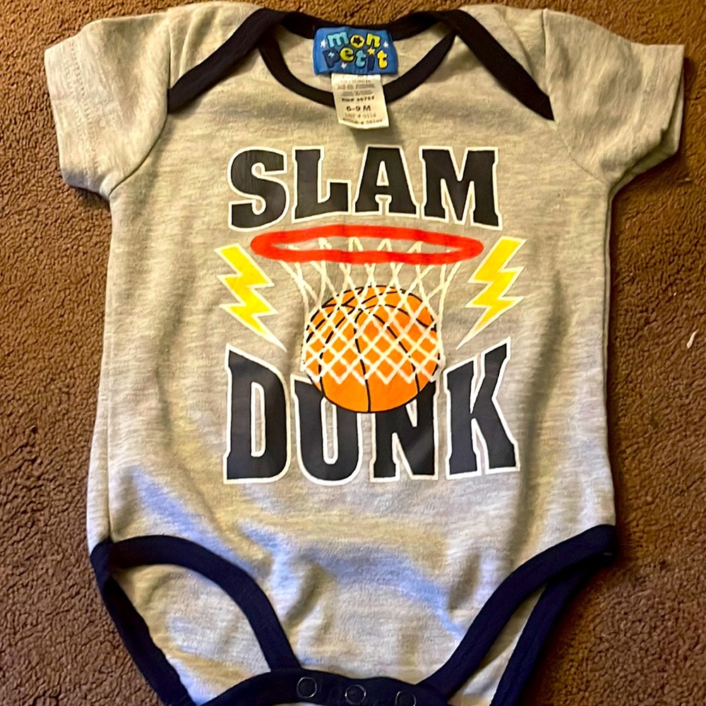 One piece slam dunk design 6-9 months